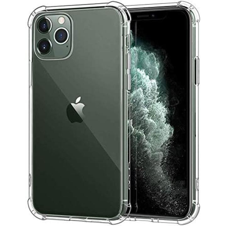 For Apple iPhone 11 Pro Max Premium Silicone Case Crystal Clear