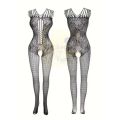 Net Large Size Tight Set Womens Transparent Open Body Dress. 
