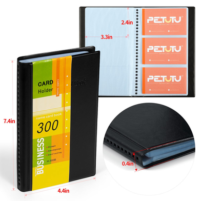 Visiting Card Holder Book - 300 Pieces Card