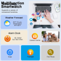 Smalshop Xiaomi H9 Plus Bluetooth Call Watch Sports Watch Calculator Heart Rate Sleep Blood Oxygen Blockage Smart Watch For android ios.