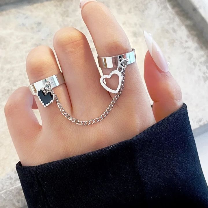 Punk%20Gothic%20Black%20Bat%20Wing%20Cross%20Chain%20Rings%20for%20Men%20Women%20Hip%20Hop%20Crystal%20Heart%20Cross%20Irregular%20Double%20Finger%20Rings%20Jewelry%20-%20Image%207