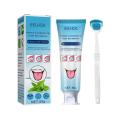 50g EELHOE Tongue Cleansing Gel Silicone Tongue Scraper Cleaning Care Keep Mint Breath Single Fresh Sorbose Brush 2022 To F4A6.