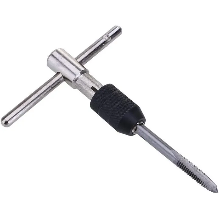 9Pcs%20Adjustable%20T-Handle%20Ratchet%20Tap%20Holder%20Wrench%20Tool%20with%20M3-M6%20Screw%20Thread%20Metric%20Plug%20Tap%20and%202.5-5.0mm%20Twist%20Drill%20Bit%20-%20Image%203