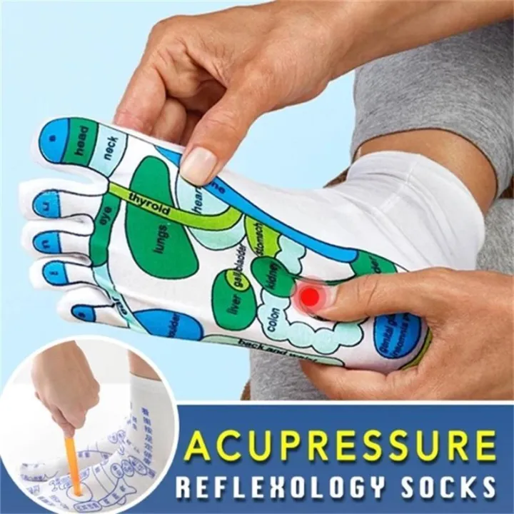 1%20Pair%20Foot%20Massage%20Socks%20Acupressure%20Reflexology%20Socks%20Yoga%20Foot%20Massage%20Foot%20Point%20Diagram%20Acupoint%20Socks%20With%20Massage%20Sticks%20-%20Image%202