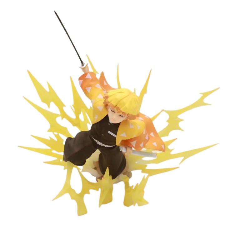 Figure Toy Ornamental Demon Slayer ZERO Agatsuma Zenitsu Breath of Thunder Figurine Doll