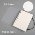 RHS Online A6/A5/B5 80 Sheets 4 Page Types Spiral Book Coil Notebook Journal Diary Sketchbook For School Office Stationery. 