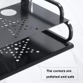 Wireless Router Storage Box, Black TV Set Top Box Rack Router Storage Rack Wall Tray Free Punch Wall Mount Router Efficient Holder Home Decoration. 