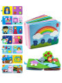 Montessori Toddlers Busy Board 3D Baby Story Cloth Book For Children 2 3 Years Early Learning Education Toys Birthday Gifts SnowWhite. 