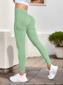 Super Long Yoga Pants Fitness Gym Tights Push UpLeggings Seamless High Stretch Tummy control Wide Waistband Sport Tights. 