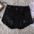 Lace Panties Underwear Women Mid Waist Brief Seamless Transparent Intimates Lingerie Plus Size Female Panties. 