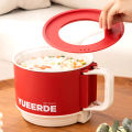 Portable Electric Hot Pot Non-stick Frying Pan Quick Noodle Cooker Mini Pot for Home Dorm Office 1-2 People. 