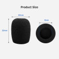 DoomHot 10PCS Microphone Covers Microphone Windscreen Sponge Cover Headset Mic Foam Cover Protective Cap for Gooseneck Meeting Mic.