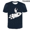 Cool Funny Universe Planet Space Galaxy Astronaut 3D T shirt Men Women Children Moon Print Star Sky Boy Girl Fashion Tops Tees.