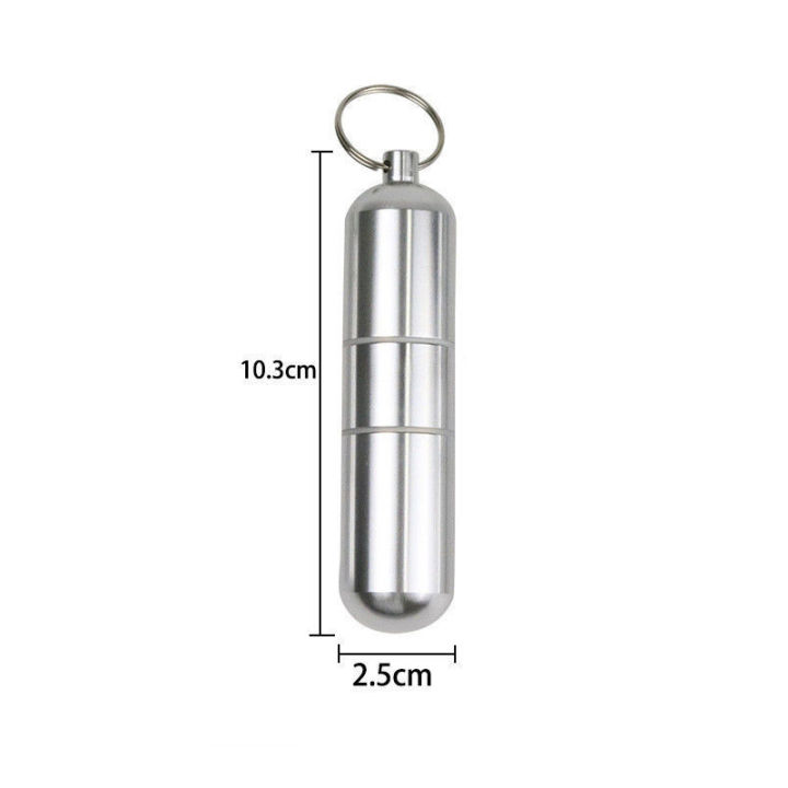 1%20Pcs%20Silver/Black%20Capsule%20Cigaretes%20Case%20%20Portable%20Aluminum%20Water%20proof%20holder%20with%20Keychain%20cigarate%20-%20Image%209