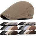 Men Berets Spring Autumn Winter British Style Newsboy Beret Hat Retro England Hat Male Hats Peaked Painter Caps for Dad. 