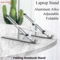 Aluminum Alloy Adjustable Portable Folding Notebook Stand Foldable Laptop Stand - Lifestyle Mall.