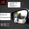 2pcs Motorcycle/car 360 Degree Blind Spot Moving Mirror. 