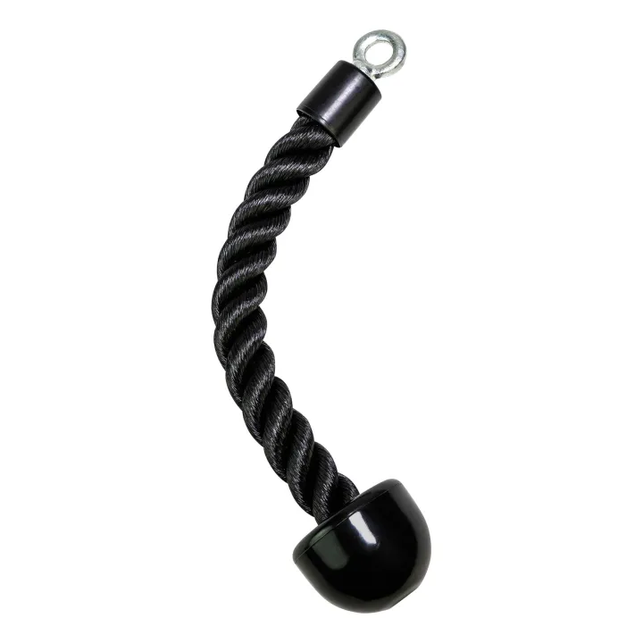 Pull On Rope Heavy Duty Tricep Pull Down Single Rope with Snap Hook, Fitness ...