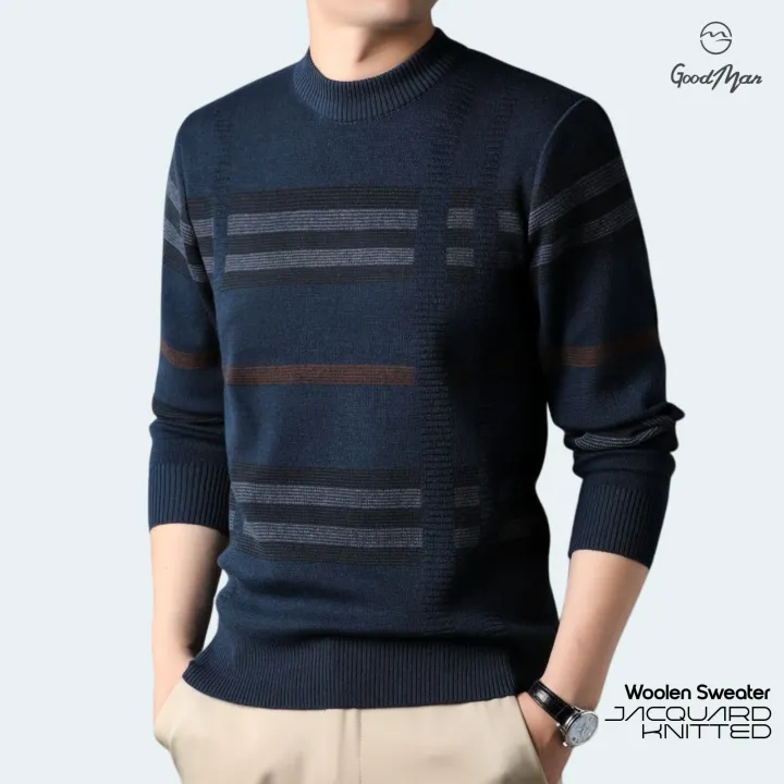 GoodMan%20Premium%20Quality%20Petrol%20Color%20Full%20Sleeve%20Sweater%20for%20Men.%20-%20Image%203