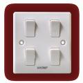 4 Gang 1 Way Switch, Gang Switch, Switch Socket. 