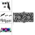 PCI Slot Graphics Card Fan Bracket Twin Fan Mount for Computer Graphics Cards Cooling Rack Black. 