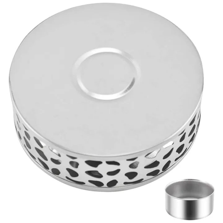 OUMERY%202X%20Tea%20Warmer%20Coffee%20Warmer%20Stainless%20Steel%20with%20Holder%20Tea%20Base%20Hollow%20Carved%20Design%20Heater%20Coffee%20Warmer%20-%20Image%206