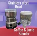 Nima Heavy Duty Electric Blender 2 In 1 Electric Spice Grinder & Juicer With  Stainless Steel Bowl -5 year Lifetime. 