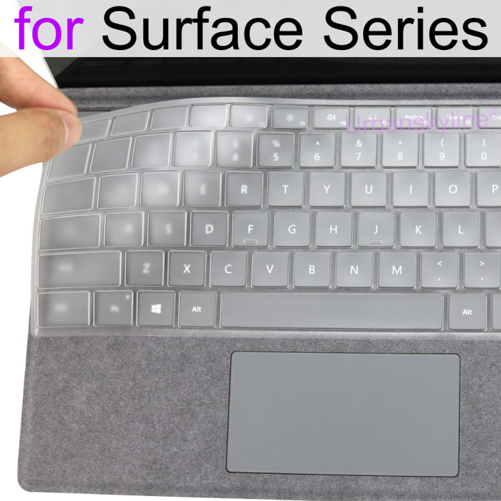 Keyboard Cover for Surface Pro 9 8 7 6 5 4 3 2 X 7+ Plus for Microsoft Laptop Studio GO Book RT Silicone Protector Skin Case 15