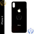 Replacement Backshell Glass Back Panel for iPhone X Battery Back Door Housing With Logo back shell. 