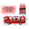 Cheap price electric plastic small mini school bus toy for kids baby children B/O car with lights sound. 