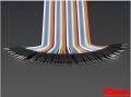 M-M 40Pcs Set Jumper Wires MALE To MALE Ribbon Set Connecting Wire 40Pcs Cables 20cm Breadboard Friendly Arduino Raspberry PI Electronics Projects Prototyping Cables. 