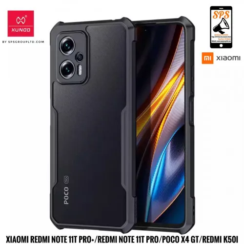 For%20Xiaomi%20Redmi%20K50i%20Xunddu%20Shockproof%20TPU%20Bumper%20Clear%20Acrylic%20Mobile%20Phone%20Case%20Back%20Cover%20-%20Image%202