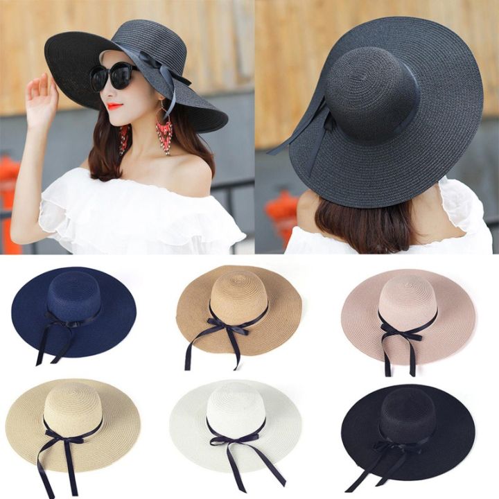 Ladies%20Beach%20Hat%20Foldable%20UV%20Protection%20Beach%20Hat%20Sun%20Hat%20Summer%20Beach%20Hat%20-%20Image%202