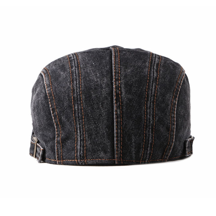 four%20seasons%20Denim%20Solid%20Newsboy%20Caps%20Men%20Washed%20%20Flat%20Peaked%20Cap%20Women%20Painter%20Beret%20Hats%2016%20-%20Image%207