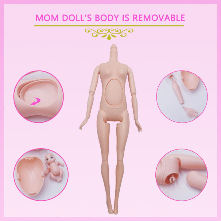 Dad%20Pregnant%20Mom%20Doll%20Family%20Doll%20Set%20Lovely%20Vivid%20Dad%20Pregnant%20Mom%20Son%20-%20Image%202