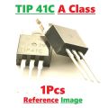 A CLASS TIP41C Transistor TIP41C IC TIP41 Transistor NPN 100V 6A 65W Power Transistor TO-220 Package 3Pin Leads. 