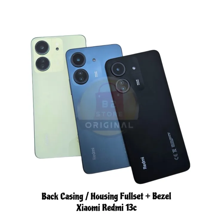 Back Casing Kesing Housing Fullset Backdoor + Bezzel Xiaomi Redmi 13c