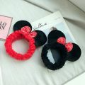Disney Mickey Mouse Ear Headband For Adults Girls Elastic Hair Ring Minnie Mouse Ears Hair Ties Women Face Wash Hair Accessories. 
