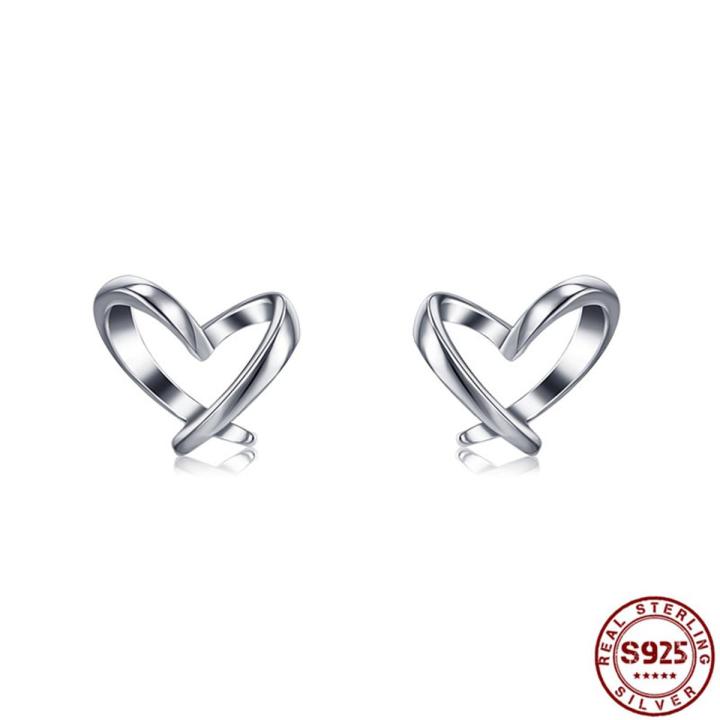 SCute Heart Earrings For Women Simple Gold Color Tiny Stud Earring Jewelry Engagement