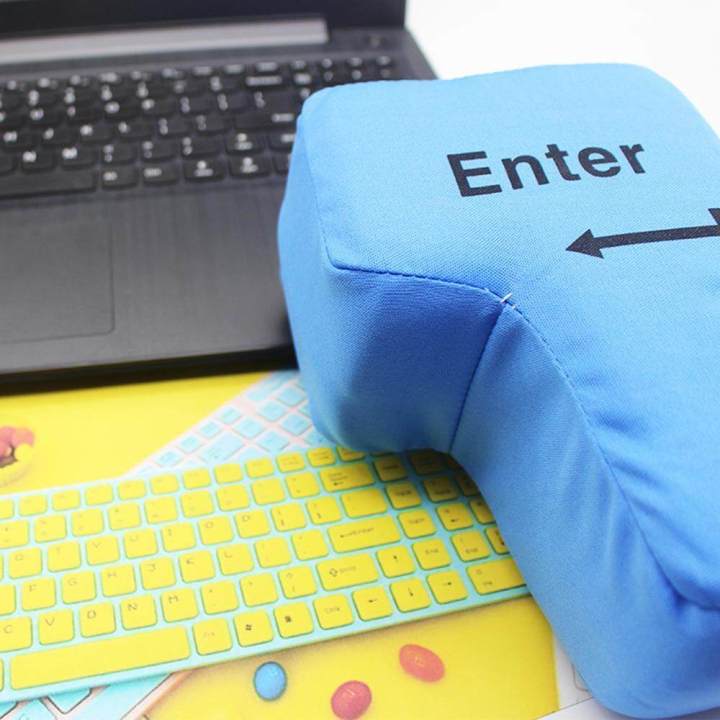 Big%20Enter%20Key%20Throw%20Pillows%20With%20USB%20Office%20Stress%20Relief%20Vent%20Noon%20Desktop%20Break%20Doll%20Toy%20-%20Image%205
