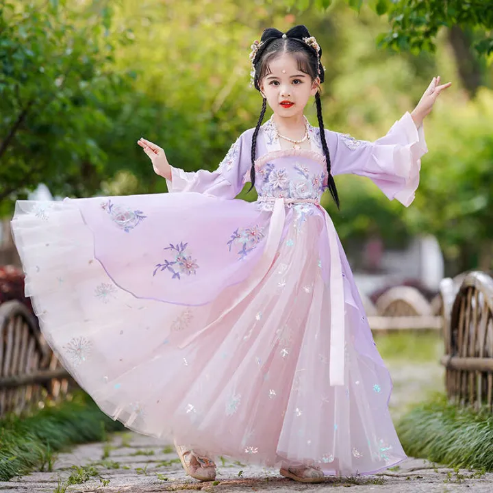Purple%20Hanfu%20Super%20Immortal%20Ru%20Skirt%20Children's%20Chinese%20Dress%20Little%20Girl%20Ancient%20Style%20Tang%20Clothes%20Spring%20and%20Autumn%20-%20Image%202