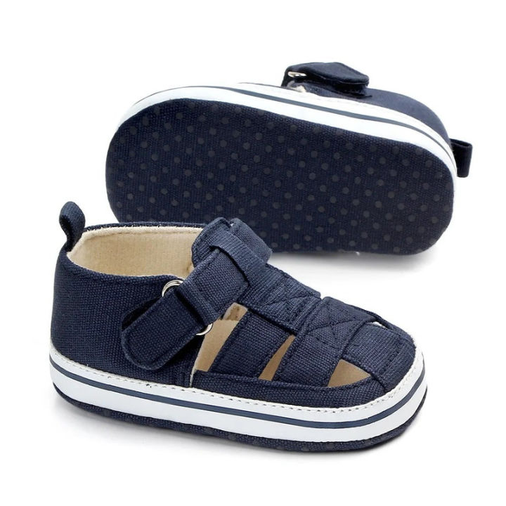 (HAVEit360) 2024 New Design wholesale Baby Boy Strap Sandal Babies Shoes Breathable & Comfortable Toddler Sandals with Grippy Soles