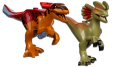 LEGO 76951 PYRORAPTOR & DILOPHOSAURUS TRANSPORT.