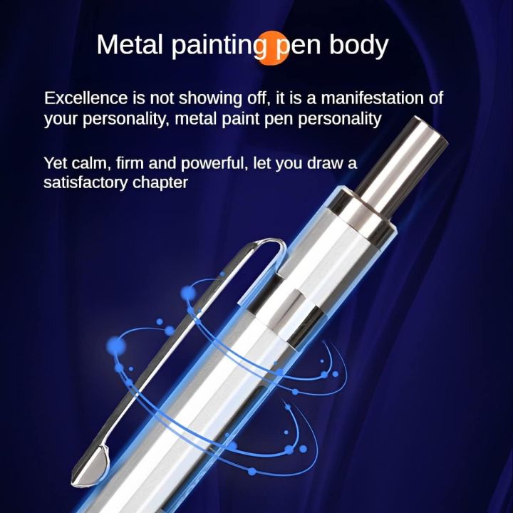 Deli%2033720%20Mechanical%20Pencil%20Set%20Metal%20pen%20body%20with%201%20Tubes%200.5mm%202B%20Lead%20Refills%20With%20Erasers%20-%20Image%204