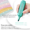 Metallic Highlighter Pen Subtle Glitter Highlighter Markers Note Taking and Journaling Supplies.