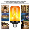 1Pc LED Flame Effect Fire Light Bulb E27 Simulated Nature Flicker Lamp Decor Encounter. 