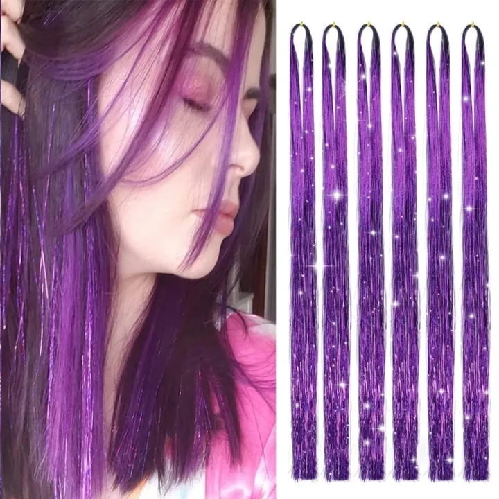 air%20Tinsel%20Kit%20With%20Tools%20Glitter%20Hair%20Extensions%20Sparkling%20Shiny%20Hair%20Tinsel%20Kit%20Heat%20Resistant%20for%20Women%20Girls%20-%20Image%202