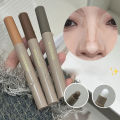 Double Head Contouring Pencil Natural Grey Brown Three-dimensional Nose Shadow Bronzers Contouring Concealer Makeup Stick.