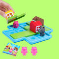 Foreign trade cross-border three little pigs children 3-5 years old + intellectual breakthrough, reasoning and thinking training, board games, educational toys. 