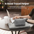 UGREEN Electronics Accessories Organizer Bag, Leather Storage for Wired Headphones Earphone USB Cable Cell Phones PC Digital Accessories.